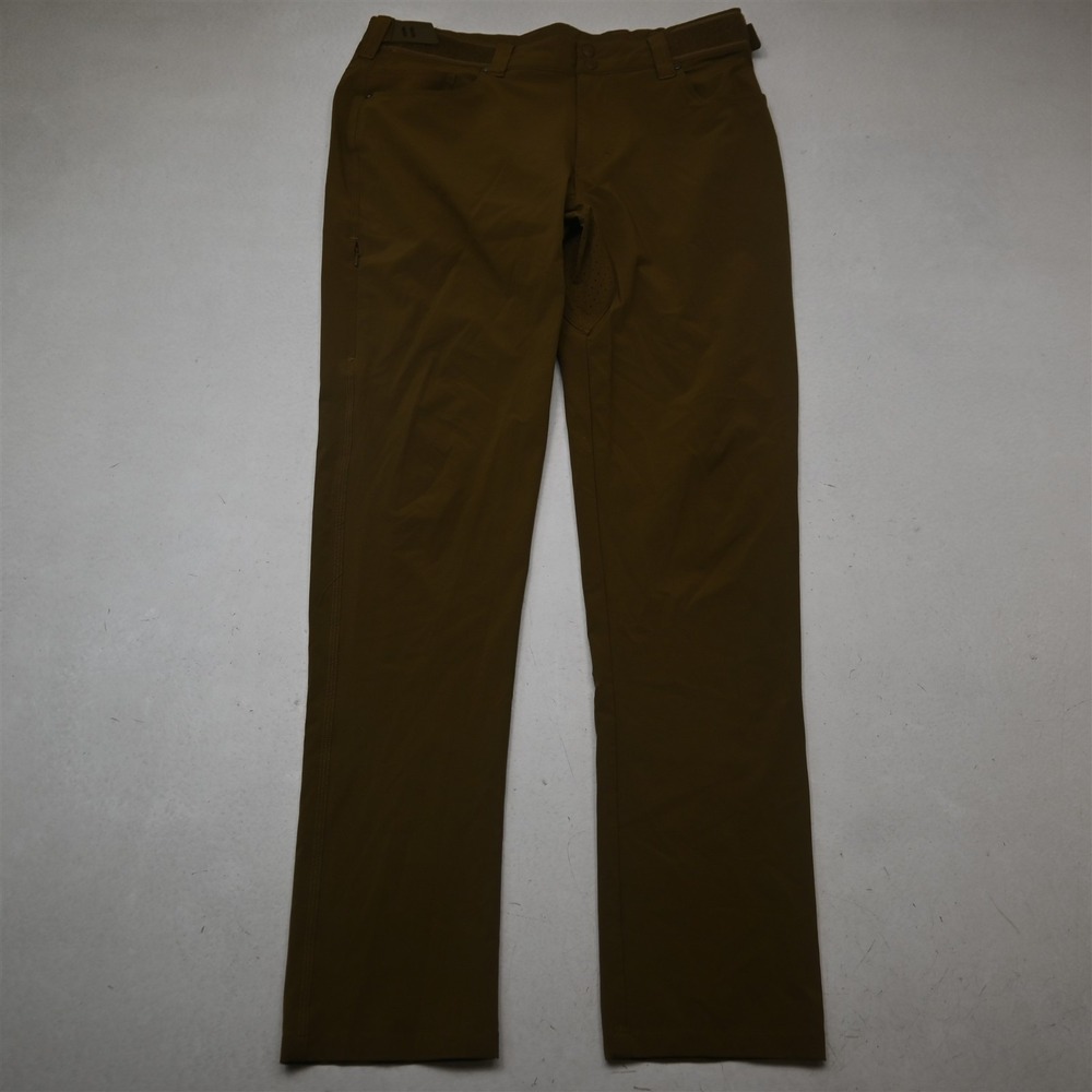 Zoic 34x32 Tan Brown Adjustable Waist Zip Pocket Slim Cycling Mens Pants
